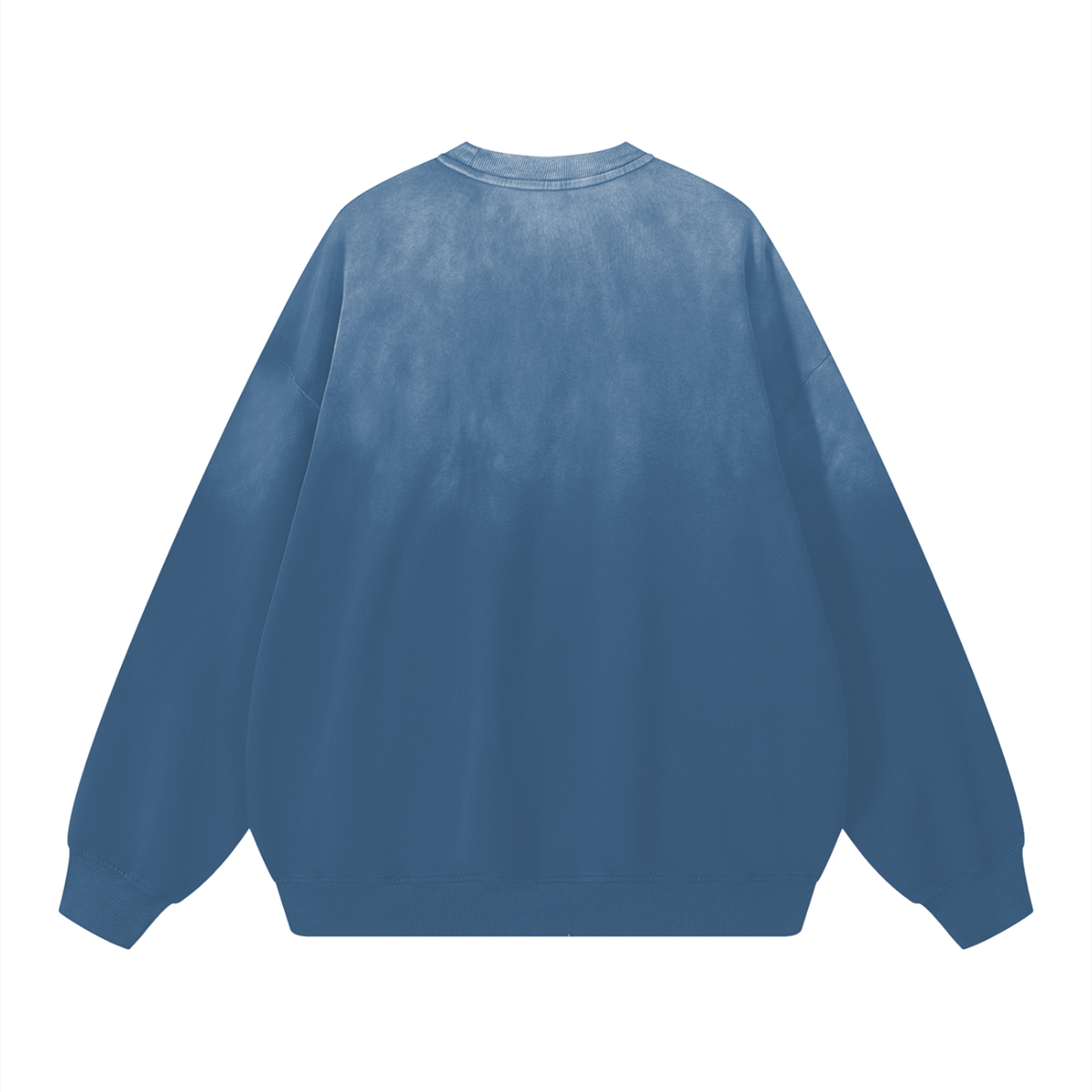 Frequency Over Force Sunfade Drop-Shoulder Cotton Sweatshirt