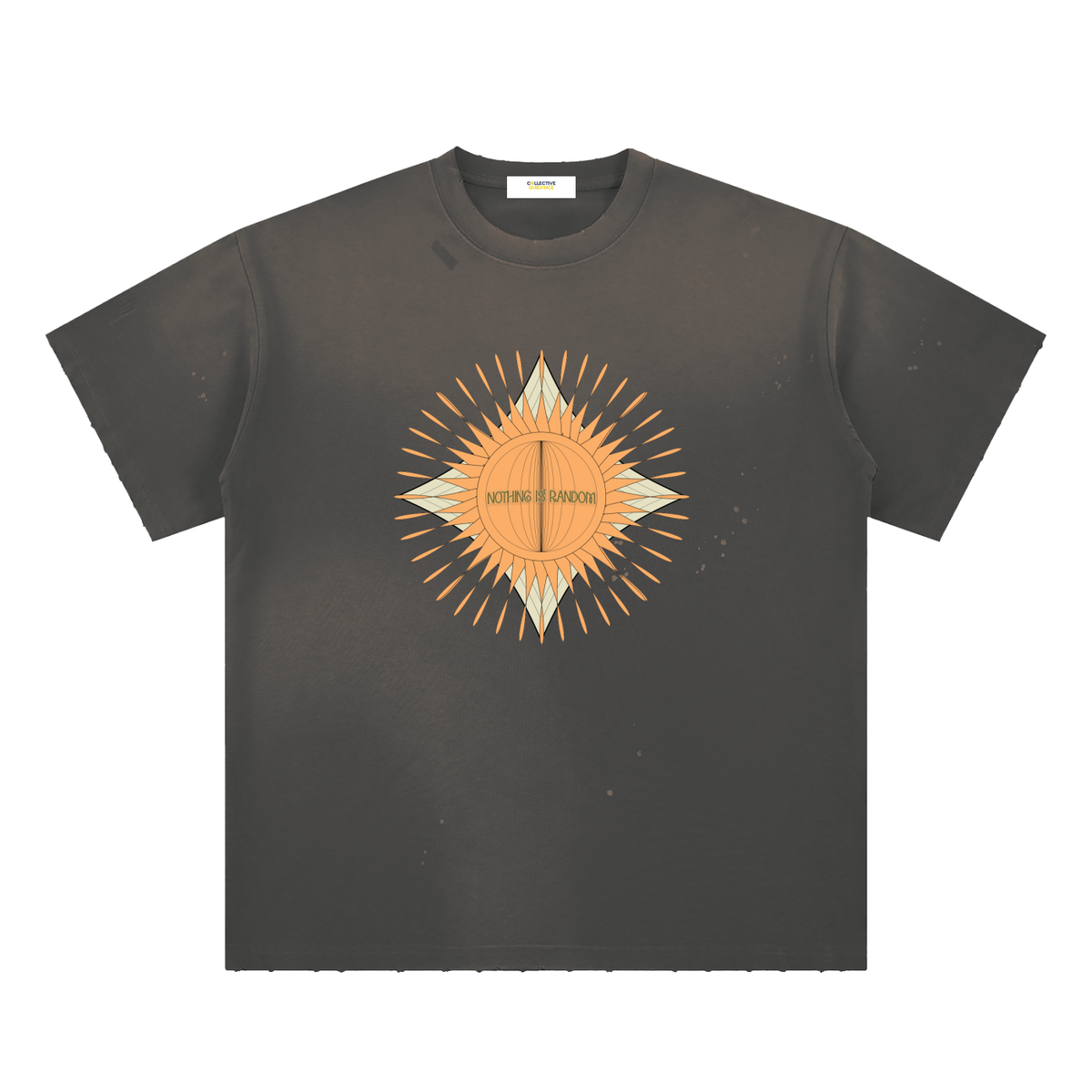 Nothing Is Random Sunfade Paint Splatter T-Shirt