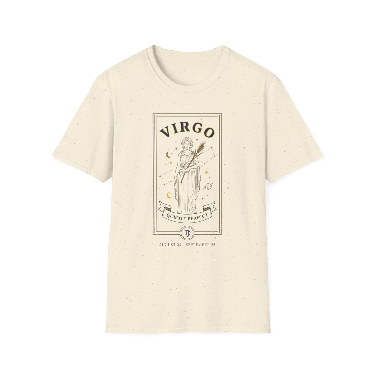 Virgo Tarot-Inspired T-Shirt — Virgo Quietly Perfect