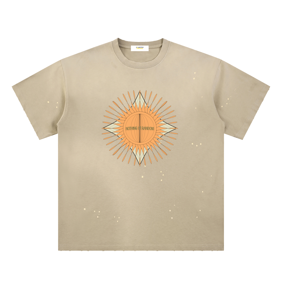 Nothing Is Random Sunfade Paint Splatter T-Shirt