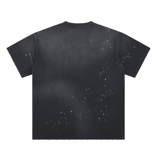 Collective Guidance Compass Sunfade Paint Splatter T-Shirt