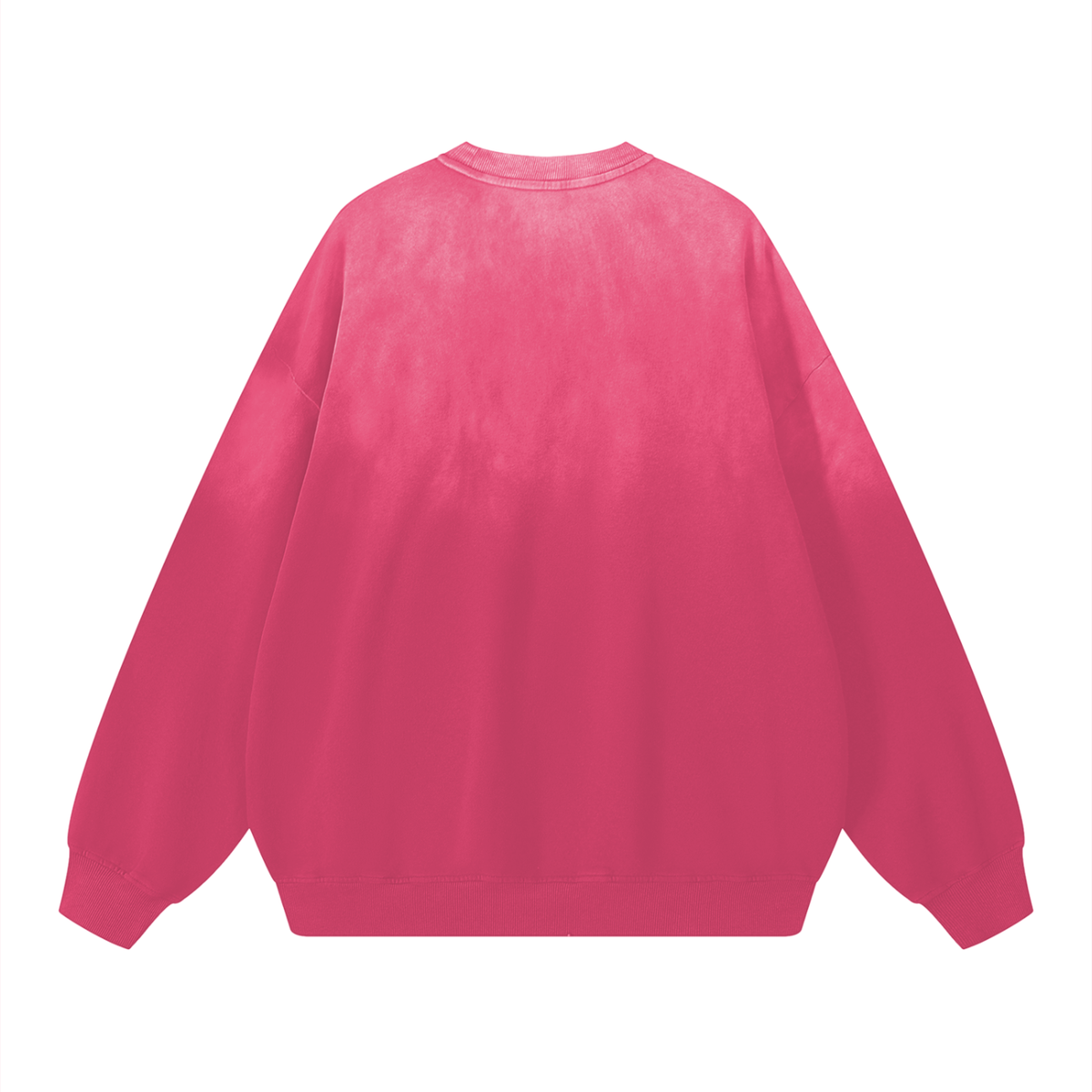 Frequency Over Force Sunfade Drop-Shoulder Cotton Sweatshirt